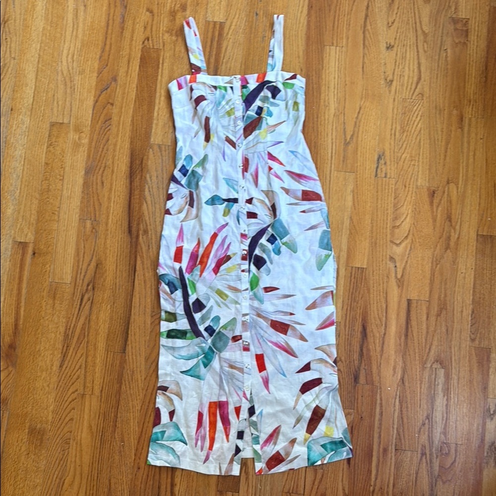 MARA HOFFMAN | sz 2 | Floral Midi Dress